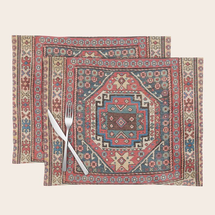 Shahsavan Sumakh Azerbaijan Northwest Persian Bag Print Placemat Gallery Image 1