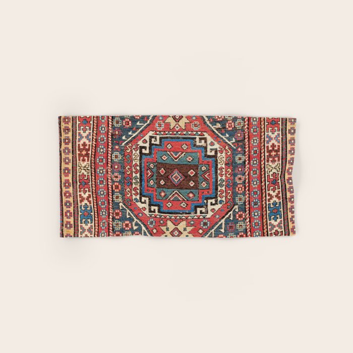 Shahsavan Sumakh Azerbaijan Northwest Persian Bag Print Bath Towel Gallery Image 1