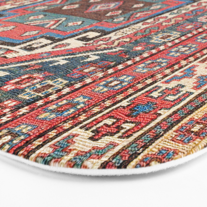 Shahsavan Sumakh Azerbaijan Northwest Persian Bag Print Bath Mat Gallery Image 3