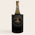 Tree of life -Yggdrasil Golden and Marble ornament Wine Chiller Gallery Image 2