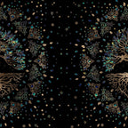 Tree of life -Yggdrasil Golden and Marble ornament Coffee Mug Gallery Image 2