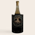 Tree of life -Yggdrasil Golden and Marble ornament Wine Chiller Gallery Image 3