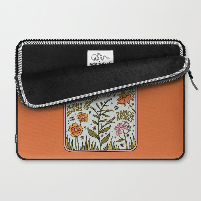 Nebraska Wildflowers Laptop Sleeve Gallery Image 2