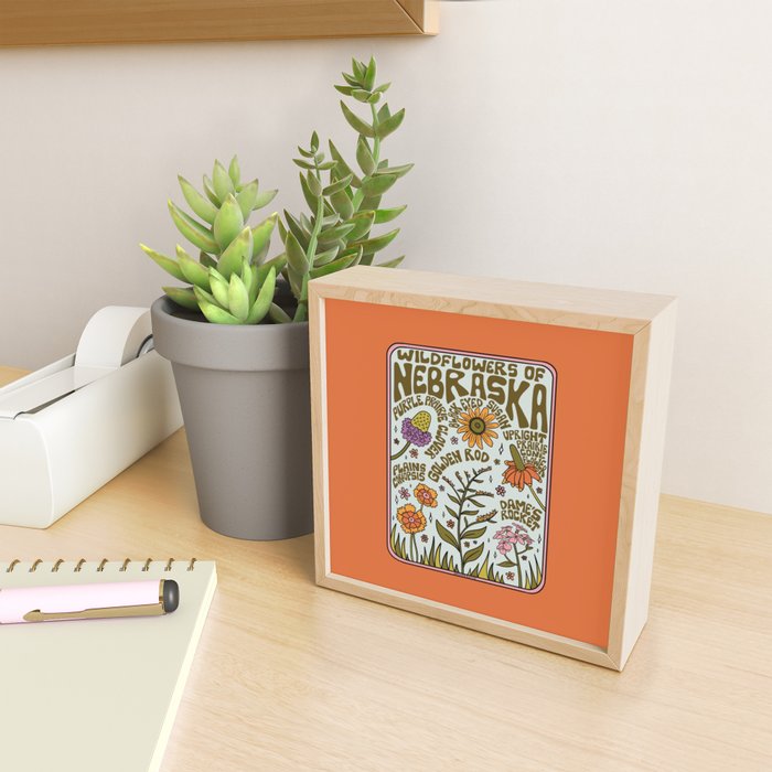 Nebraska Wildflowers Mini Art Print Gallery Image 2