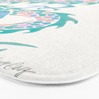 Chinese Dragon â 90s Pastel Palette Bath Mat Gallery Image 3