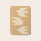 Doves In Flight (Yellow) Bath Mat Gallery Image 1