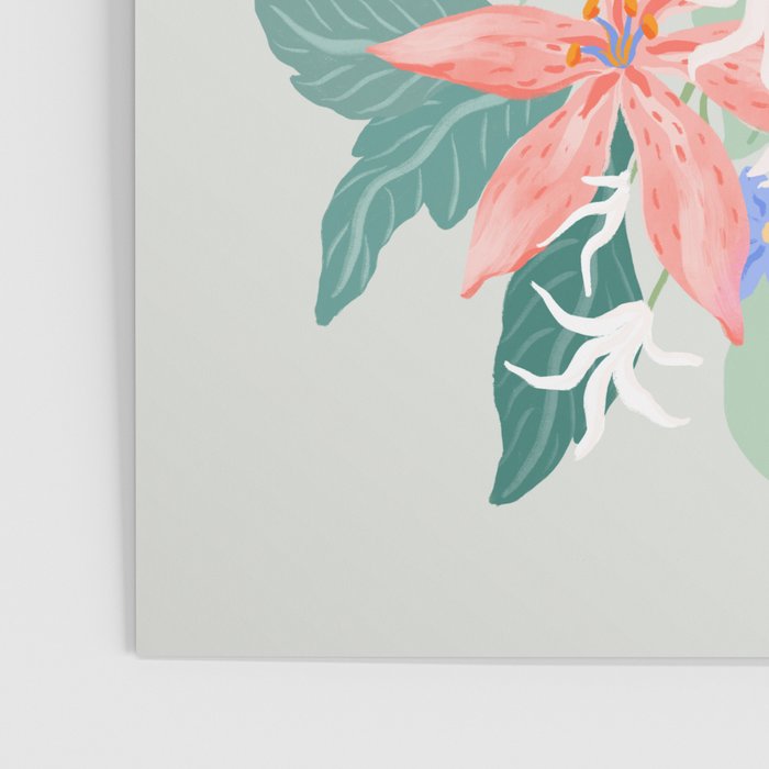 Vivid Exotic Flowers  Poster Gallery Image 3