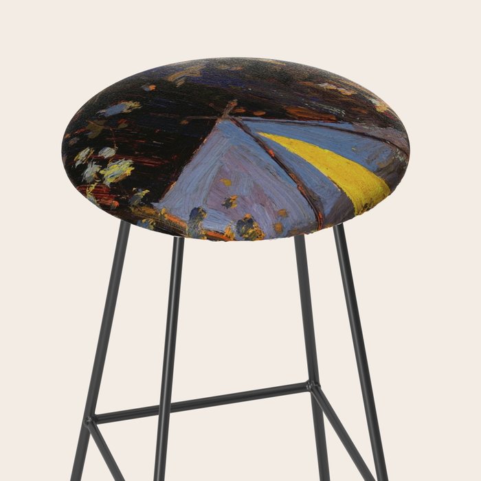 Tom Thomson Campfire 1916 Canadian Landscape Artist Stool Gallery Image 2