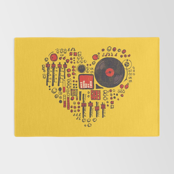 Music in every heartbeat Rug Gallery Image 2