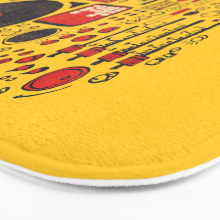 Music in every heartbeat Bath Mat Gallery Image 3