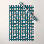 Doggie Coffee and Tea Time II Wrapping Paper Gallery Image 1
