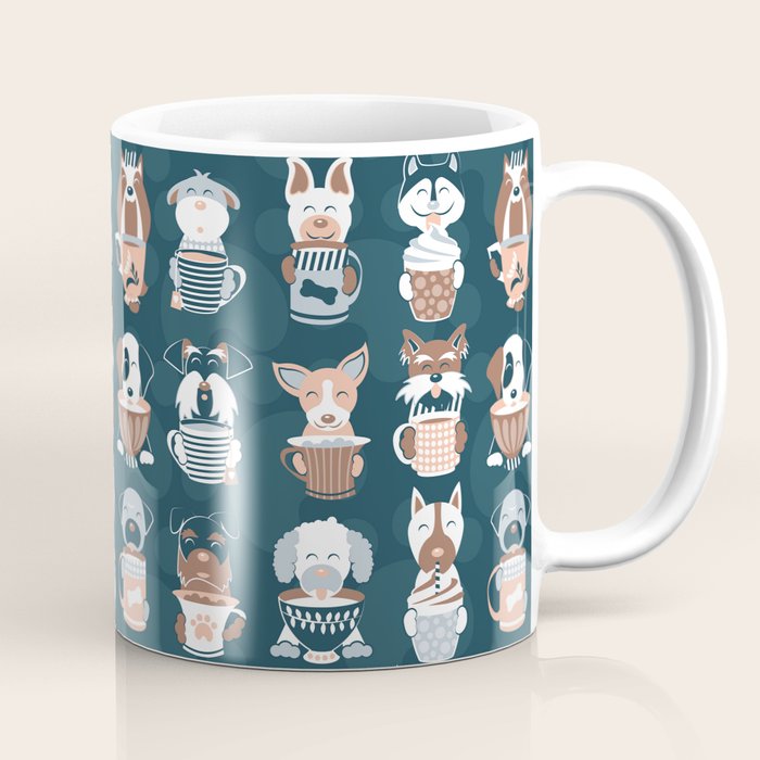 Doggie Coffee and Tea Time II Coffee Mug Gallery Image 1