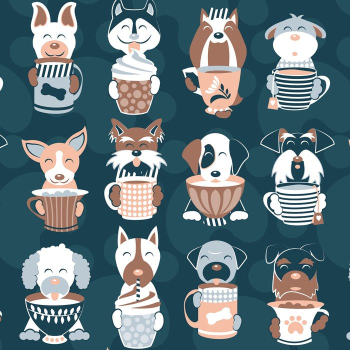 Doggie Coffee and Tea Time II Coffee Mug Gallery Image 2