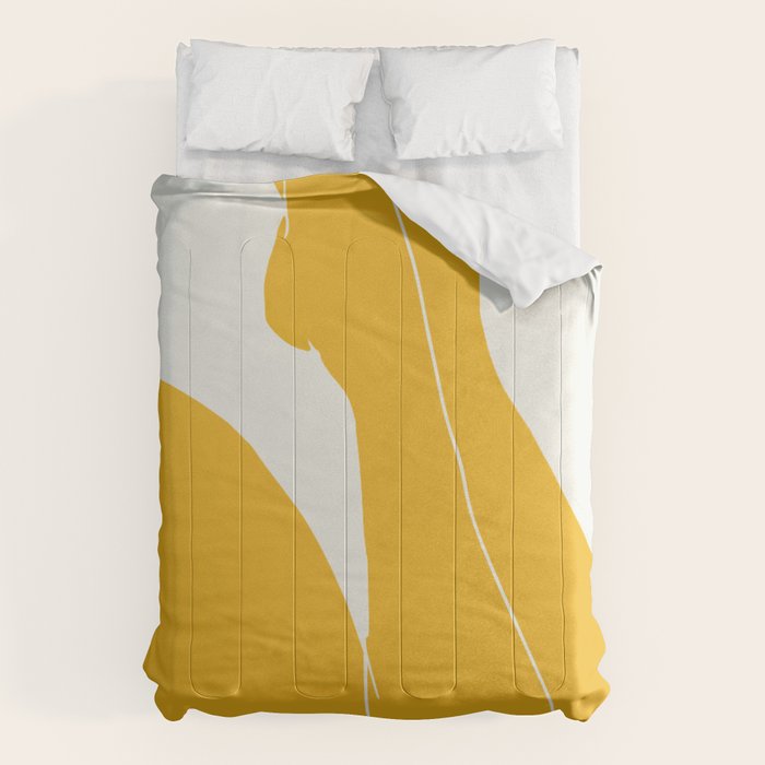 Nude in yellow 3 Comforter Gallery Image 6