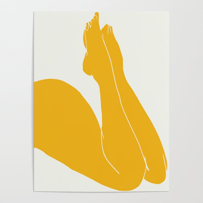 Nude in yellow 3 Poster Gallery Image 1