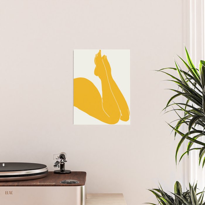 Nude in yellow 3 Poster Gallery Image 2