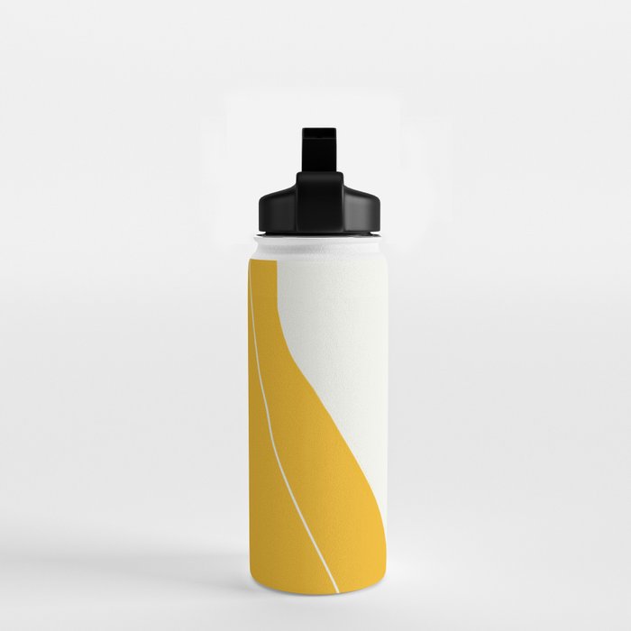Nude in yellow 3 Water Bottle Gallery Image 2