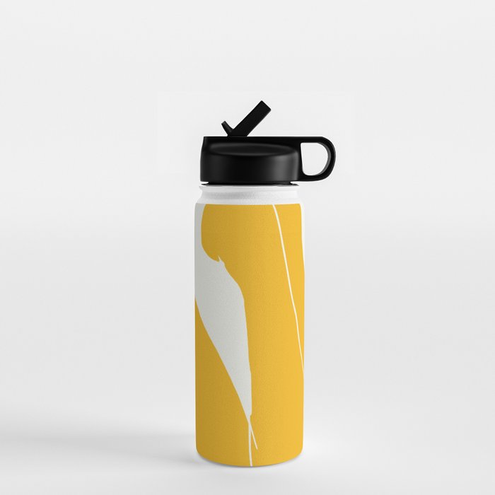 Nude in yellow 3 Water Bottle Gallery Image 1