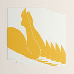 Nude in yellow 3 Wrapping Paper Gallery Image 3