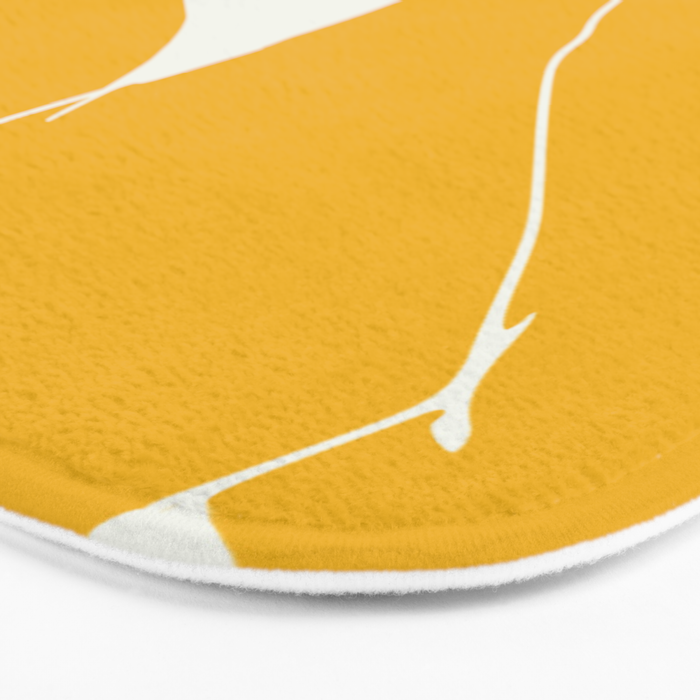 Nude in yellow 3 Bath Mat Gallery Image 3