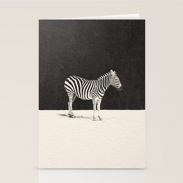 MINIMAL ANIMAL / Zebra Stationery Card Gallery Image 2