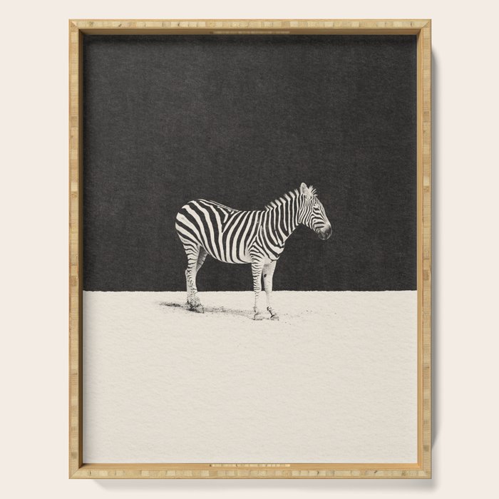 MINIMAL ANIMAL / Zebra Serving Tray Gallery Image 1