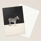 MINIMAL ANIMAL / Zebra Stationery Card Gallery Image 2