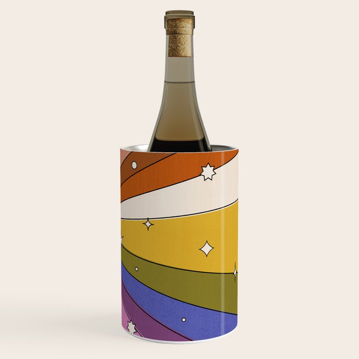 The Sun and the Moon - retro abstract Wine Chiller Gallery Image 3
