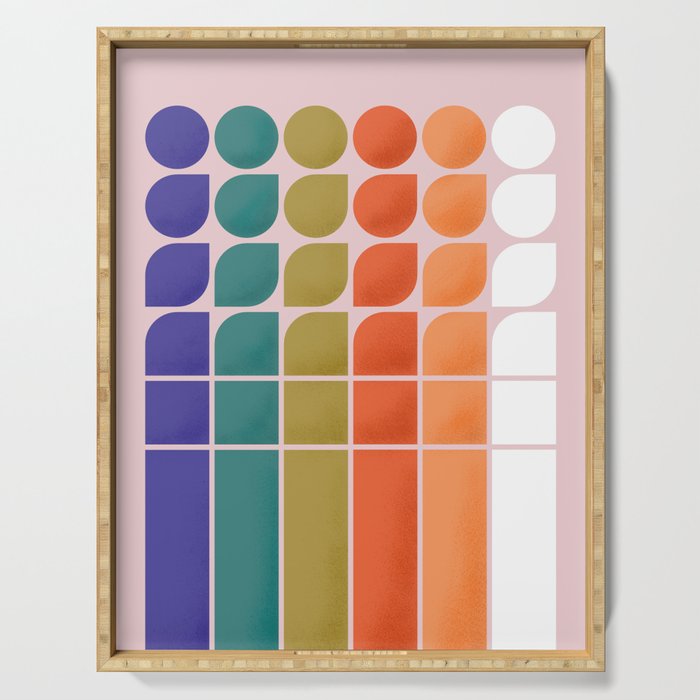 Colorful Changing Shapes Serving Tray Gallery Image 1