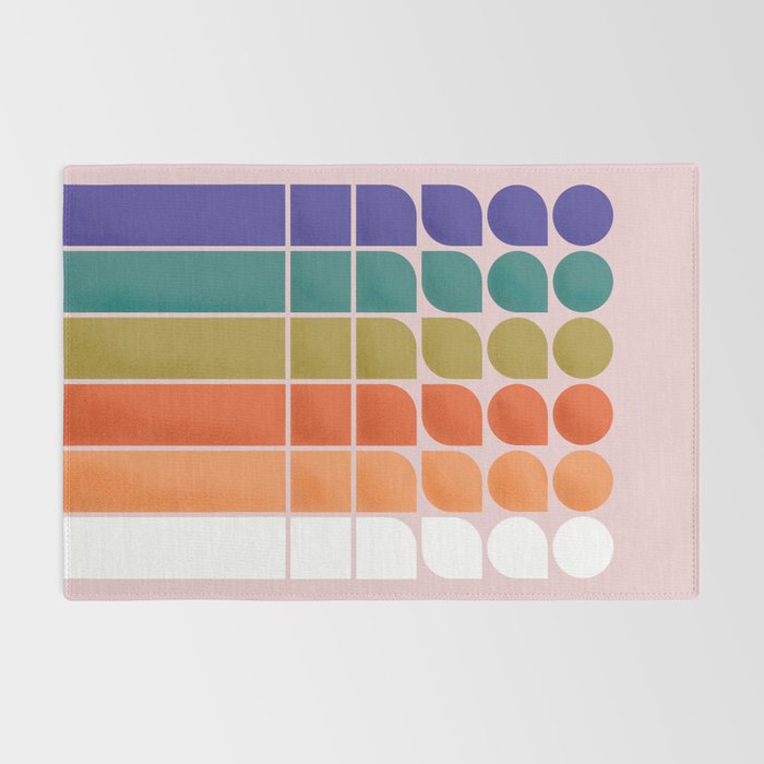 Colorful Changing Shapes Rug Gallery Image 2