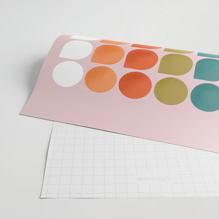 Colorful Changing Shapes Wrapping Paper Gallery Image 2