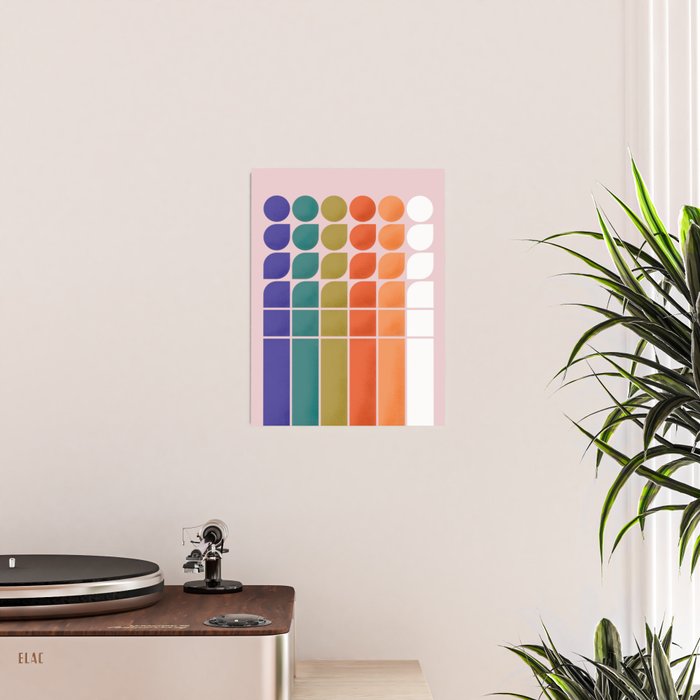 Colorful Changing Shapes Poster Gallery Image 2