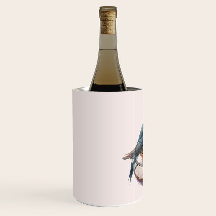 Bird nest in a teacup Wine Chiller Gallery Image 2