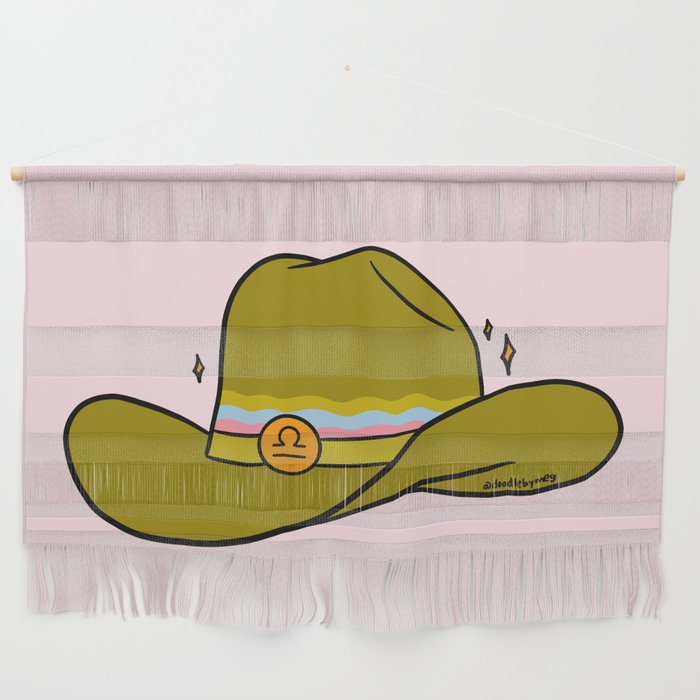 Libra Cowboy Hat Wall Hanging Gallery Image 1