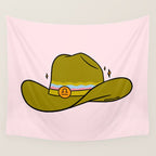 Libra Cowboy Hat Wall Tapestry Gallery Image 4