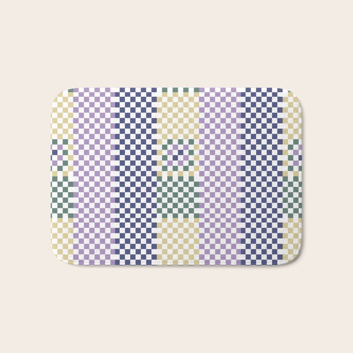 Bold colors block grid A Bath Mat Gallery Image 1