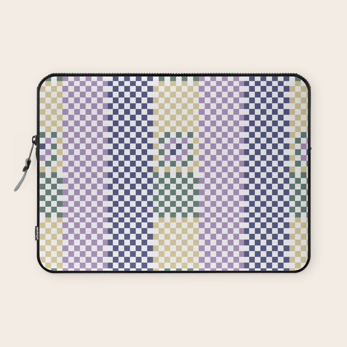 Bold colors block grid A Laptop Sleeve Gallery Image 1