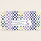 Bold colors block grid A Desk Mat Gallery Image 1