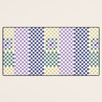 Bold colors block grid A Desk Mat Gallery Image 3