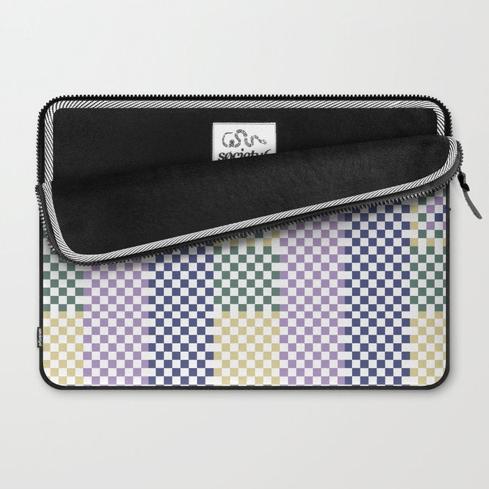 Bold colors block grid A Laptop Sleeve Gallery Image 2