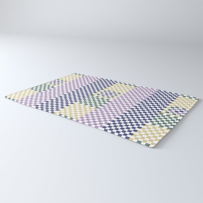 Bold colors block grid A Rug Gallery Image 3
