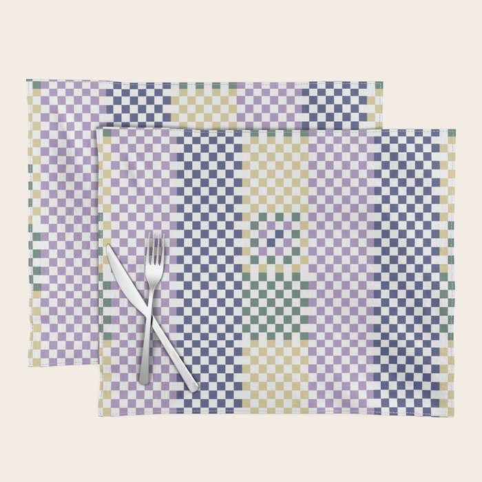 Bold colors block grid A Placemat Gallery Image 1