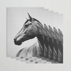 Horses - Black & White 2 Wrapping Paper Gallery Image 3