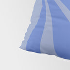 Mod Swirl Retro Abstract Pattern Blue Pillow Sham Gallery Image 4