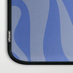 Mod Swirl Retro Abstract Pattern Blue Laptop Sleeve Gallery Image 3