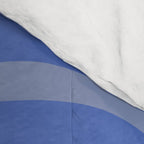 Mod Swirl Retro Abstract Pattern Blue Comforter Gallery Image 4