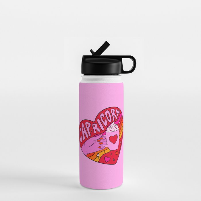 Capricorn Valentine Water Bottle Gallery Image 1