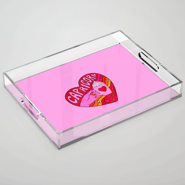 Capricorn Valentine Acrylic Tray Gallery Image 1