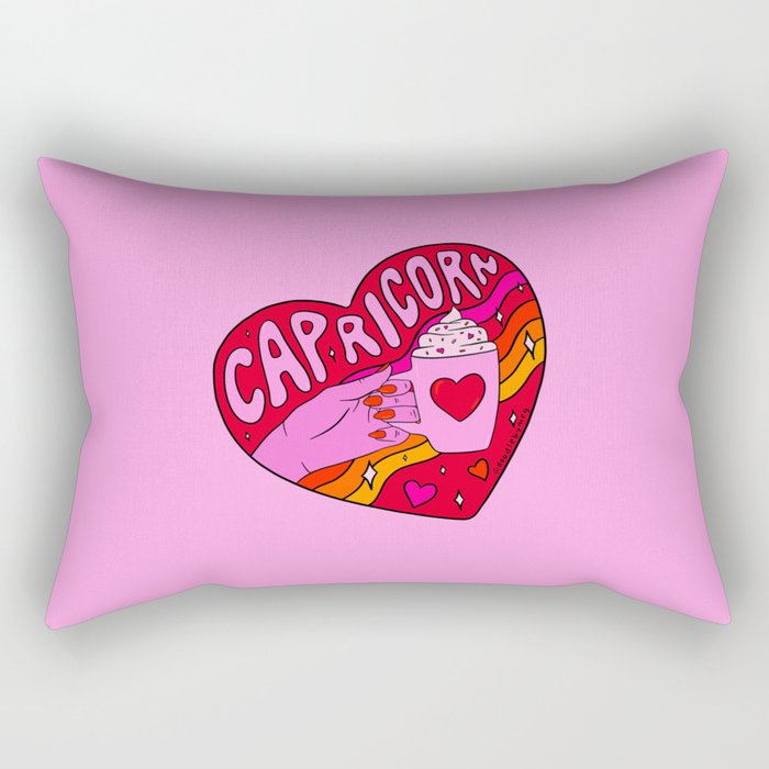 Capricorn Valentine Rectangular Pillow Gallery Image 2