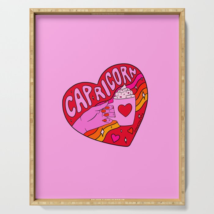 Capricorn Valentine Serving Tray Gallery Image 1